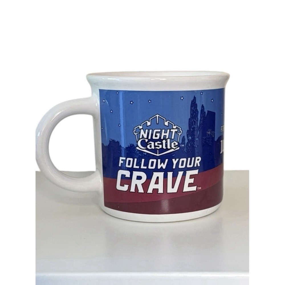 White Castle Night &‎ Day Limited Edition Mug Collection Blue White Red 2024